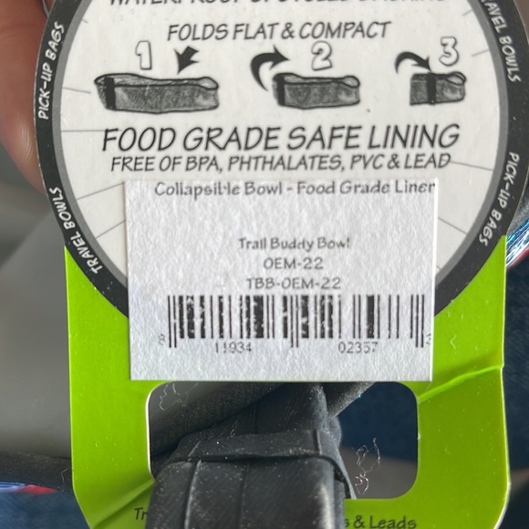 Cycle dog trail buddy dog travel bowl - Picture 5 of 5